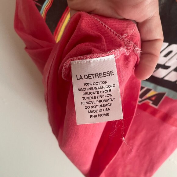 La Detresse - Tie Dye Euphoria T-Shirt in L'Orange (xs) - Picture 6 of 6